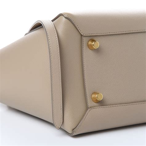 celine mini belt bag in light taupe grained calfskin|CELINE Grained Calfskin Mini Belt Bag Light Taupe.